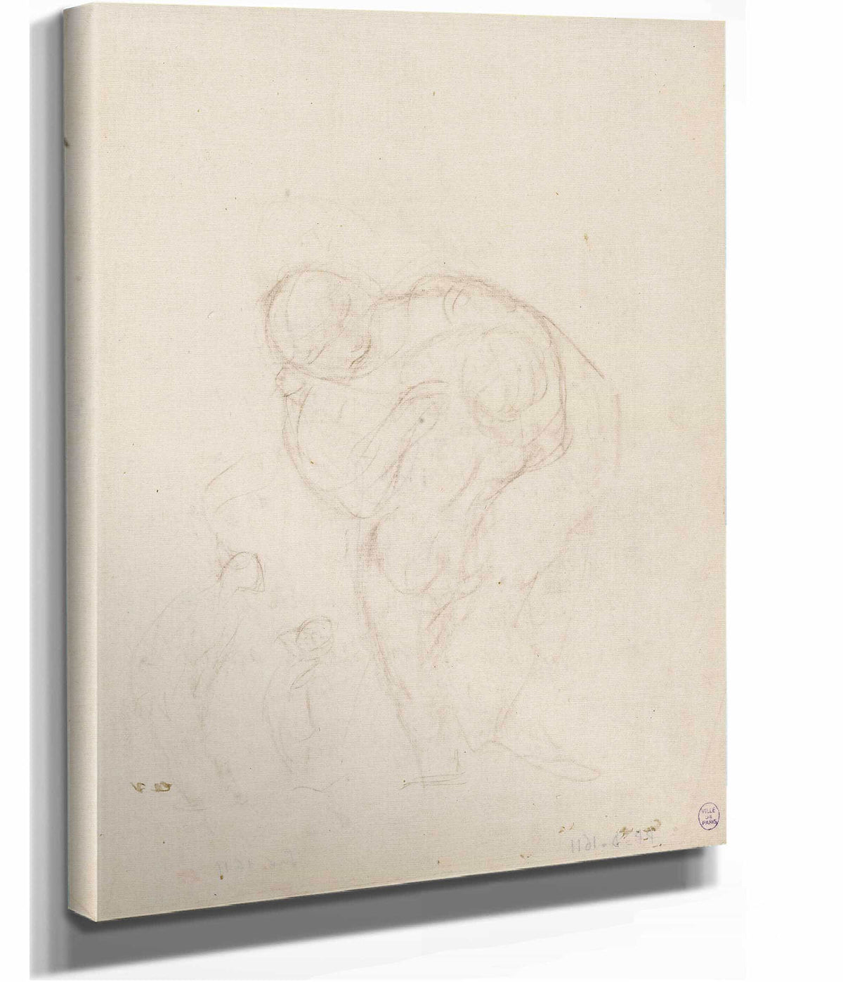 Femme Et Enfant by Narcisse Virgile Diaz De La Pena