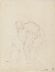 Femme Et Enfant by Narcisse Virgile Diaz De La Pena