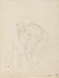 Femme Et Enfant by Narcisse Virgile Diaz De La Pena