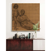 Femme Et Enfant  by Pierre Puvis De Chavannes