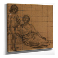 Femme Et Enfant  by Pierre Puvis De Chavannes