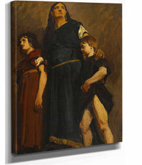 Femme Merovingienne Et Deux Enfants by Jean Paul Laurens