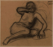 Femme Nue A Demi Etendue by Pierre Puvis De Chavannes