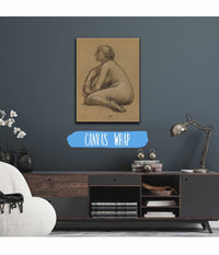 Femme Nue Accroupie by Pierre Puvis De Chavannes