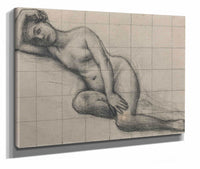 Femme Nue Allongee by Pierre Puvis De Chavannes