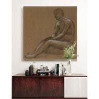 Femme Nue Assise by Pierre Puvis De Chavannes