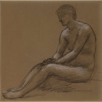 Femme Nue Assise by Pierre Puvis De Chavannes