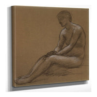 Femme Nue Assise by Pierre Puvis De Chavannes