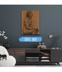 Femme Nue Assise by Pierre Puvis De Chavannes