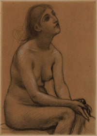 Femme Nue Assise by Pierre Puvis De Chavannes