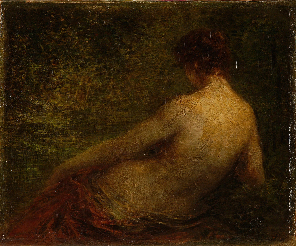 Femme Nue De Dos by Henri Fantin Latour