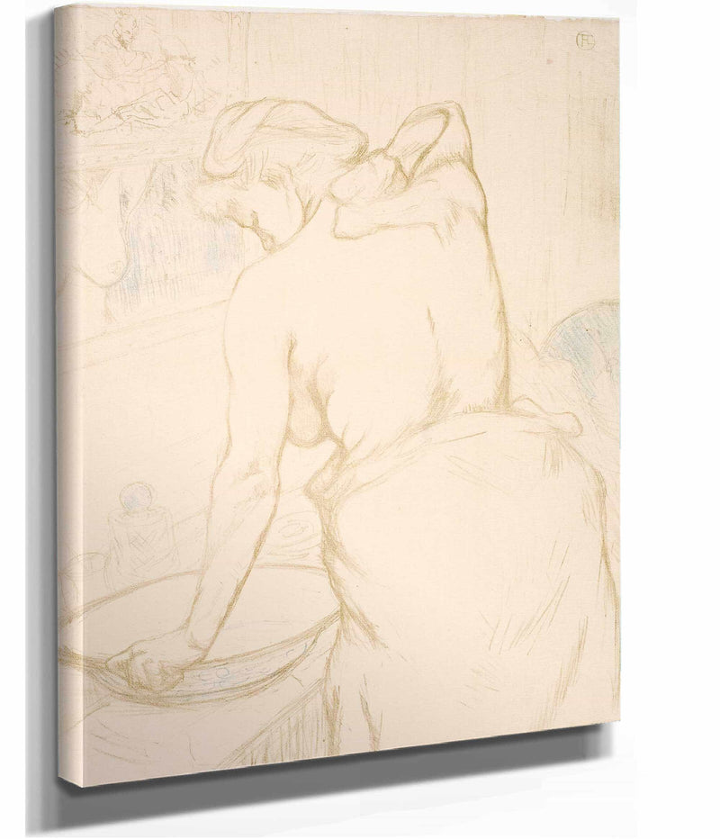 Femme Qui Se Lave La Toilette  by Henri De Toulouse Lautrec