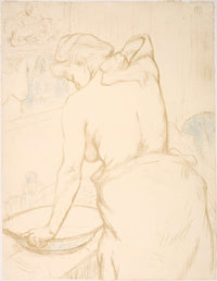 Femme Qui Se Lave La Toilette  by Henri De Toulouse Lautrec