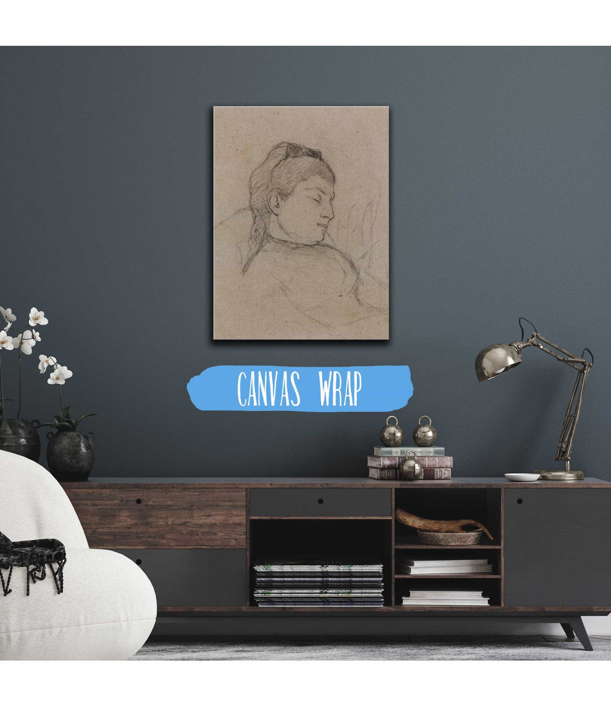 Femme Sommeillant by Paul Gauguin