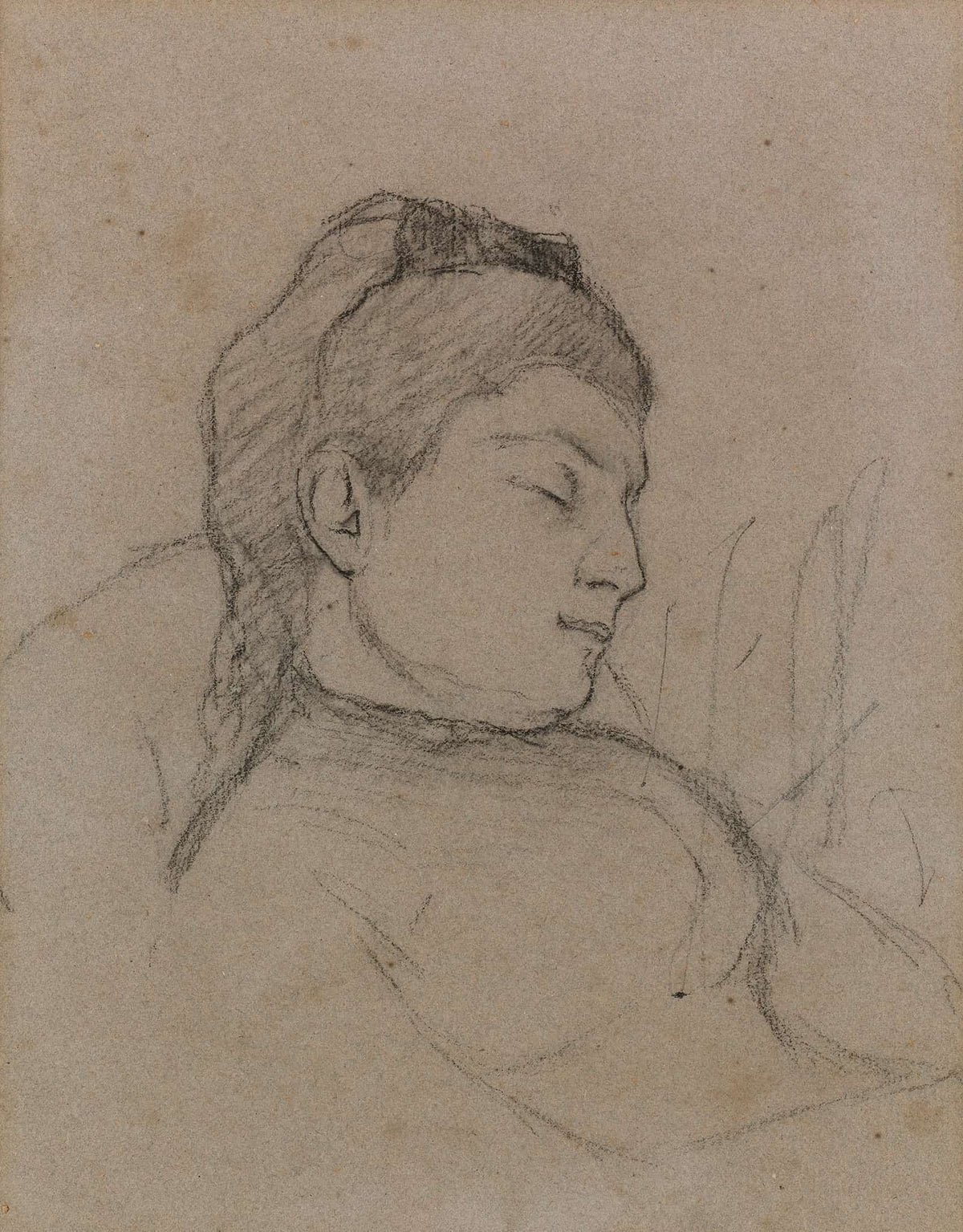 Femme Sommeillant by Paul Gauguin