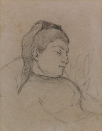 Femme Sommeillant by Paul Gauguin