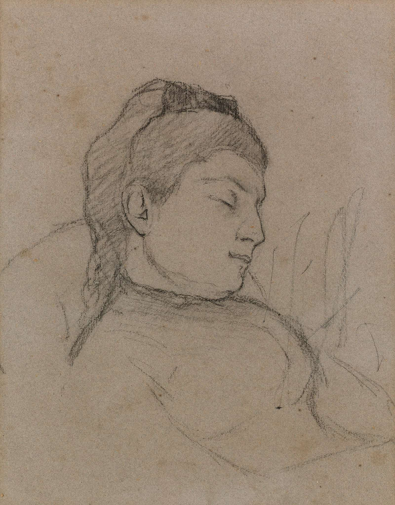 Femme Sommeillant by Paul Gauguin
