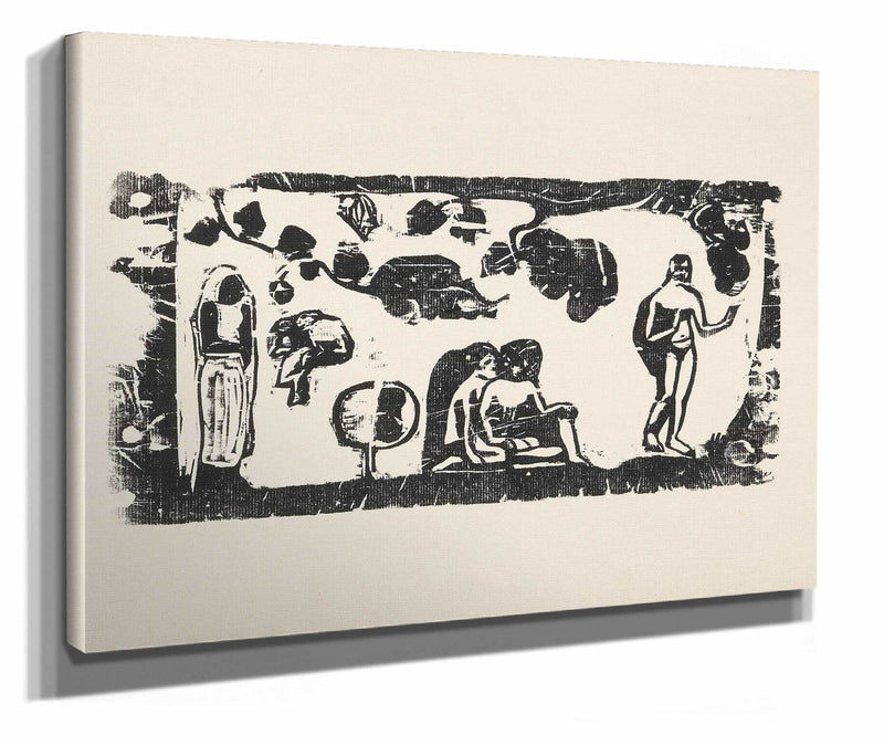 Femmes Animaux Et Feuillages by Paul Gauguin