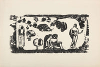 Femmes Animaux Et Feuillages by Paul Gauguin