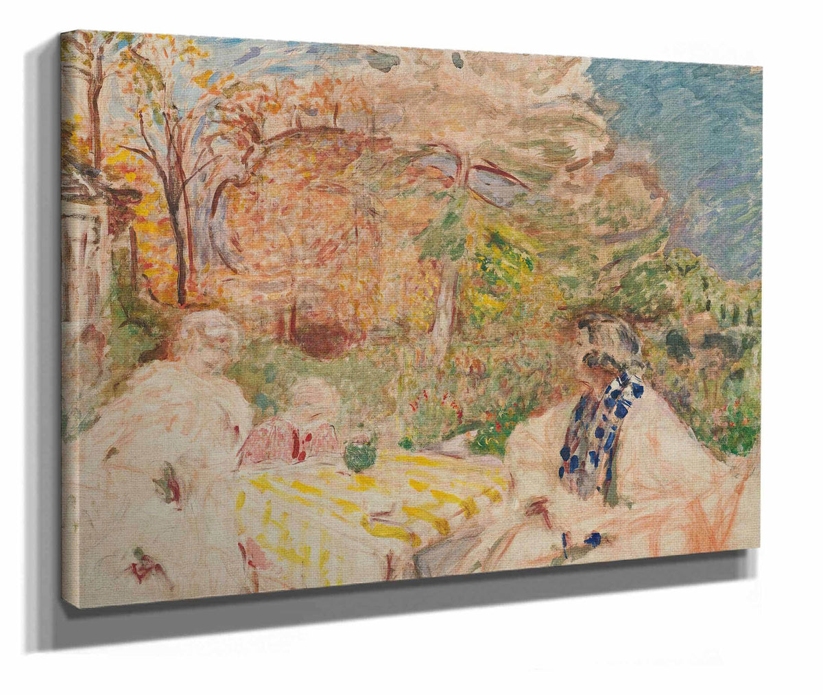 Femmes Et Enfant Au Clos Cezanne by Edouard Vuillard