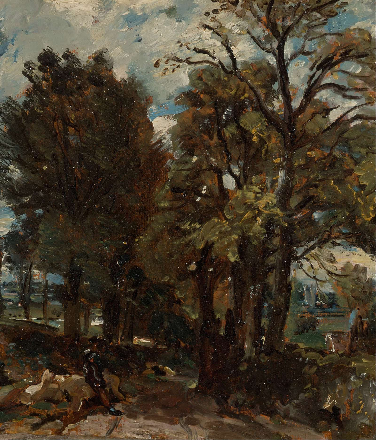 Fen Lane East Bergholt by John Constable