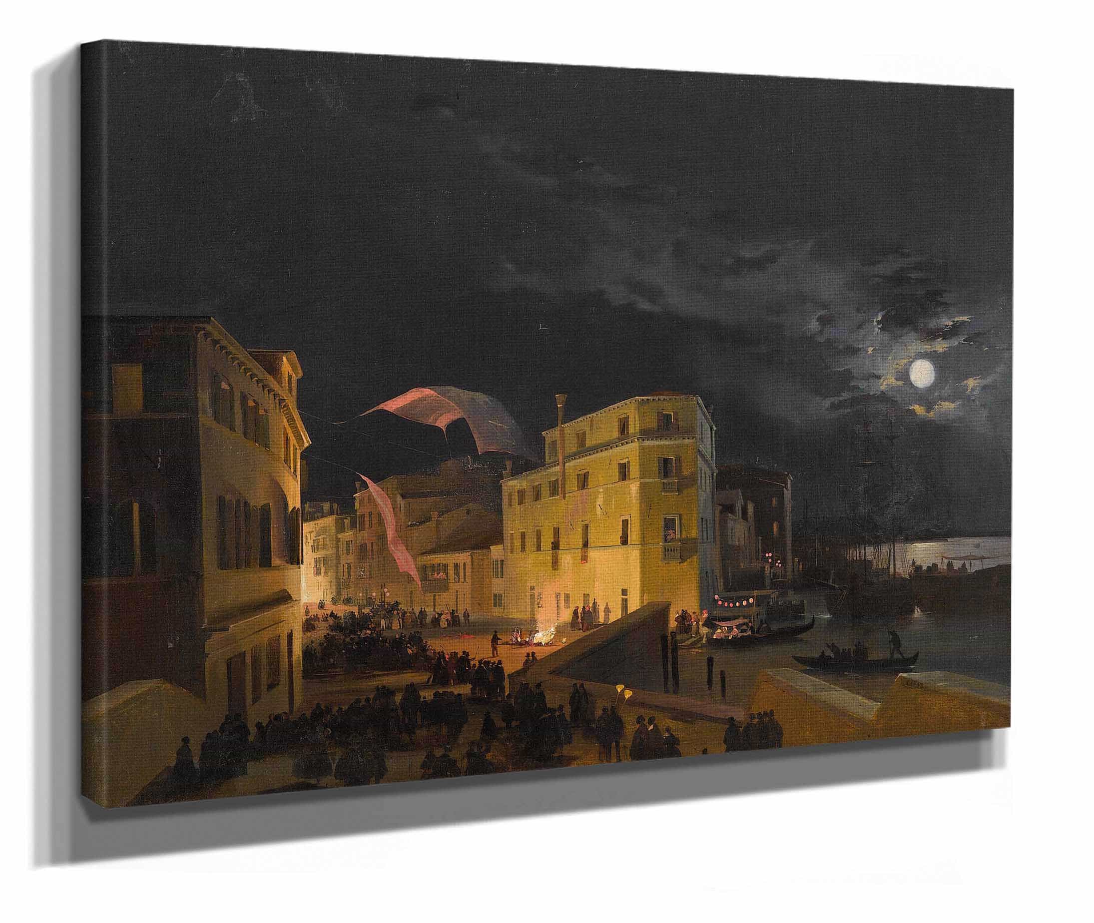 Festival In Venice by Ippolito Caffi