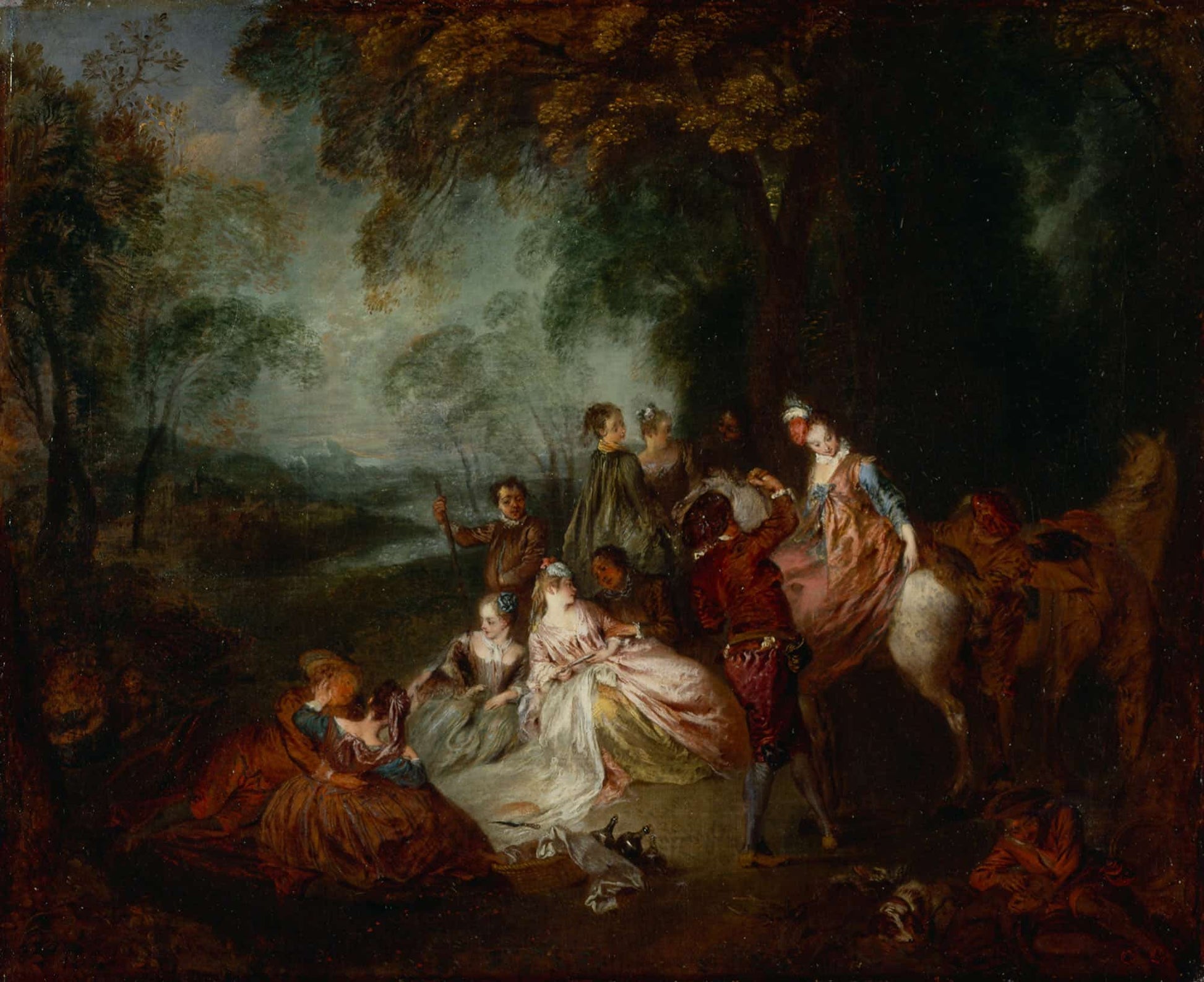 Fete Champetre by Jean Antoine Watteau