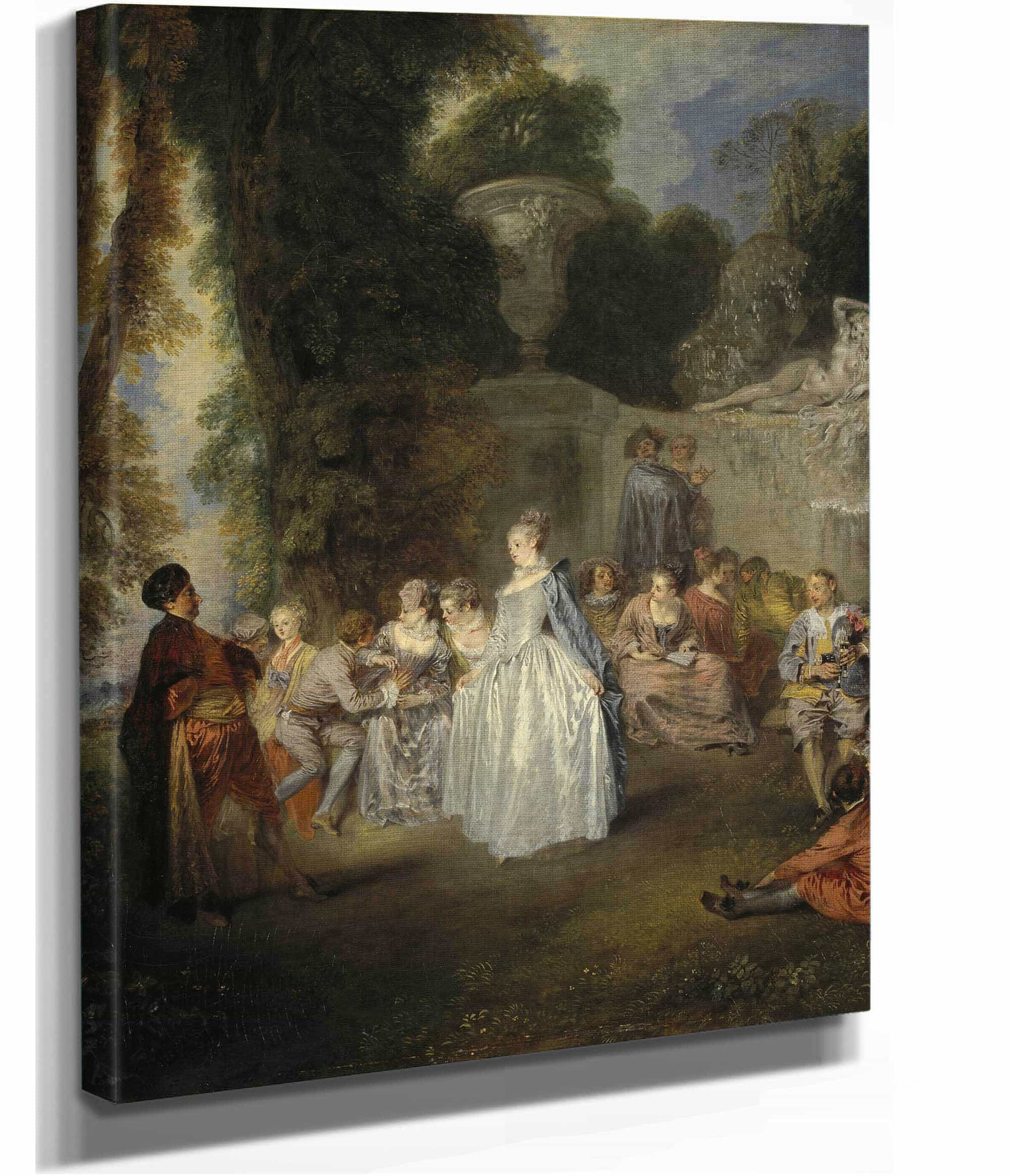 Fetes Venitiennes by Jean Antoine Watteau