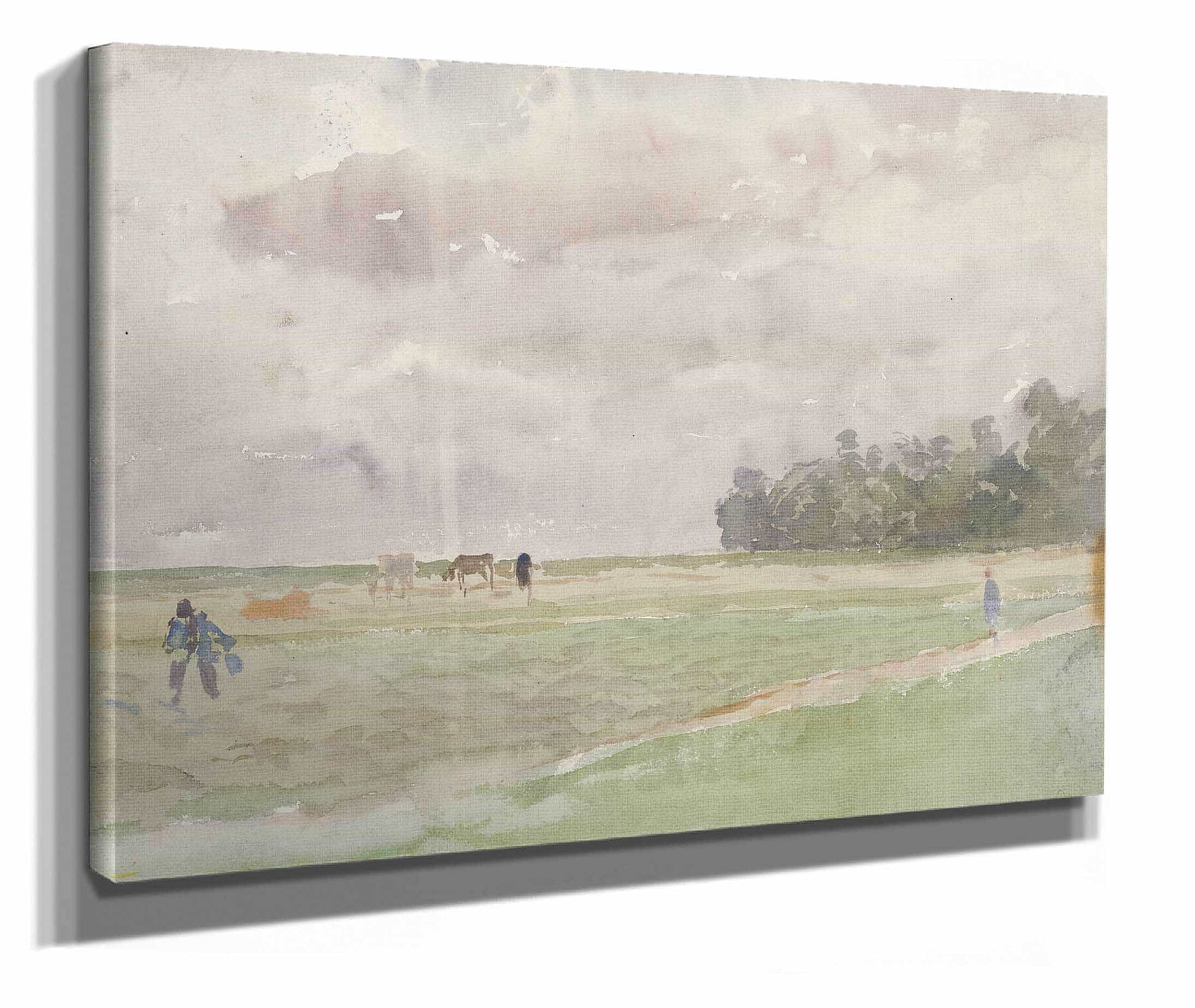 Field Under The Cloud  by Ladislav Mednyanszky