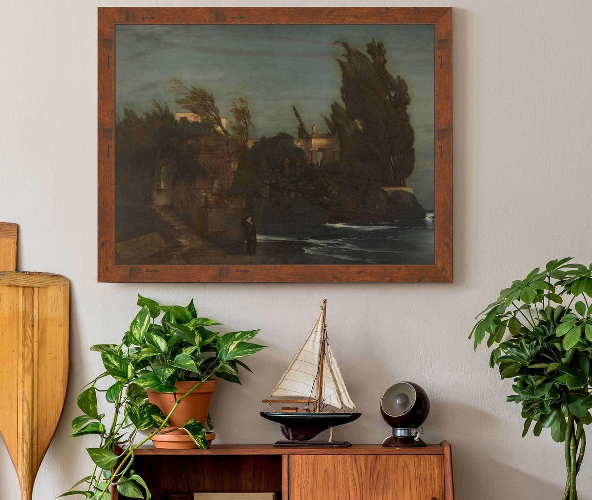 Fiesole Villa By The Sea by Arnold Bocklin