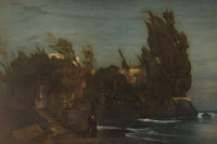 Fiesole Villa By The Sea by Arnold Bocklin
