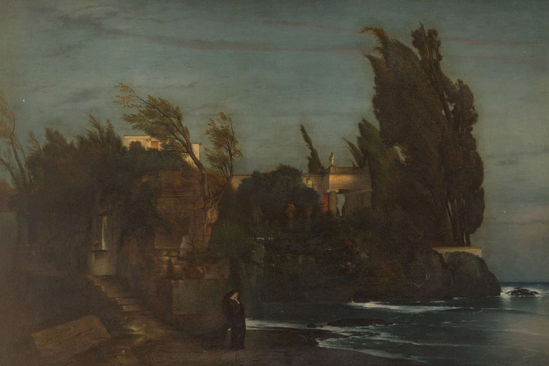 Fiesole Villa By The Sea by Arnold Bocklin