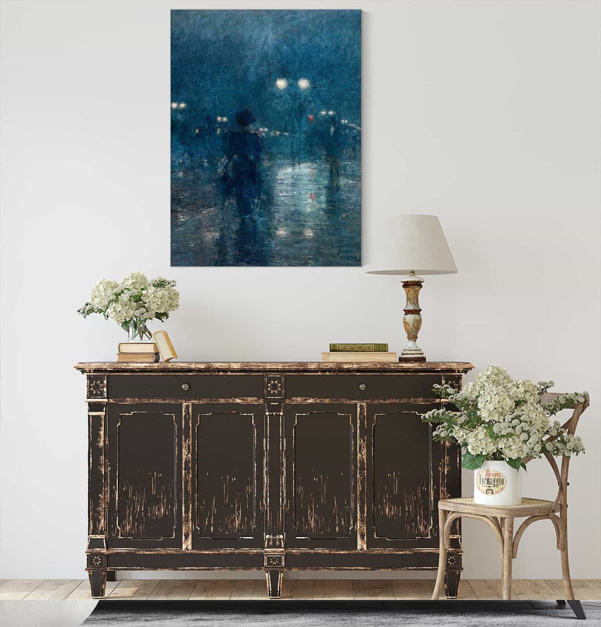 Fifth Avenue Nocturne by Childe Hassam