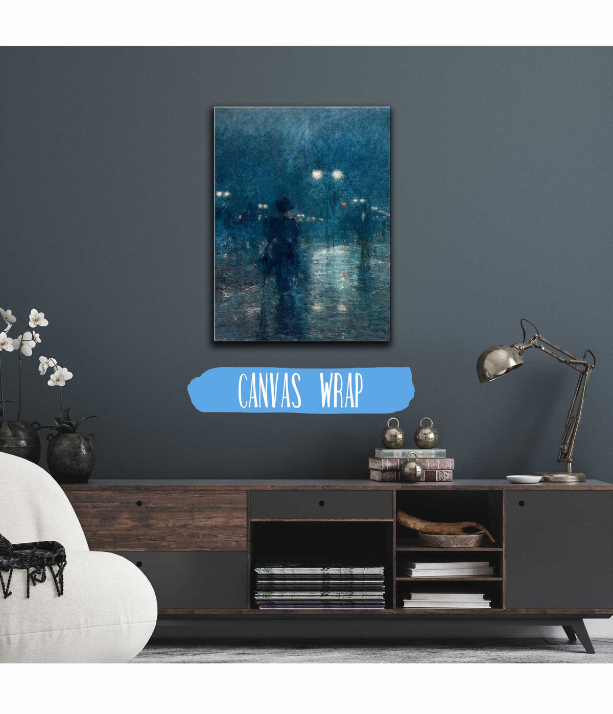 Fifth Avenue Nocturne by Childe Hassam