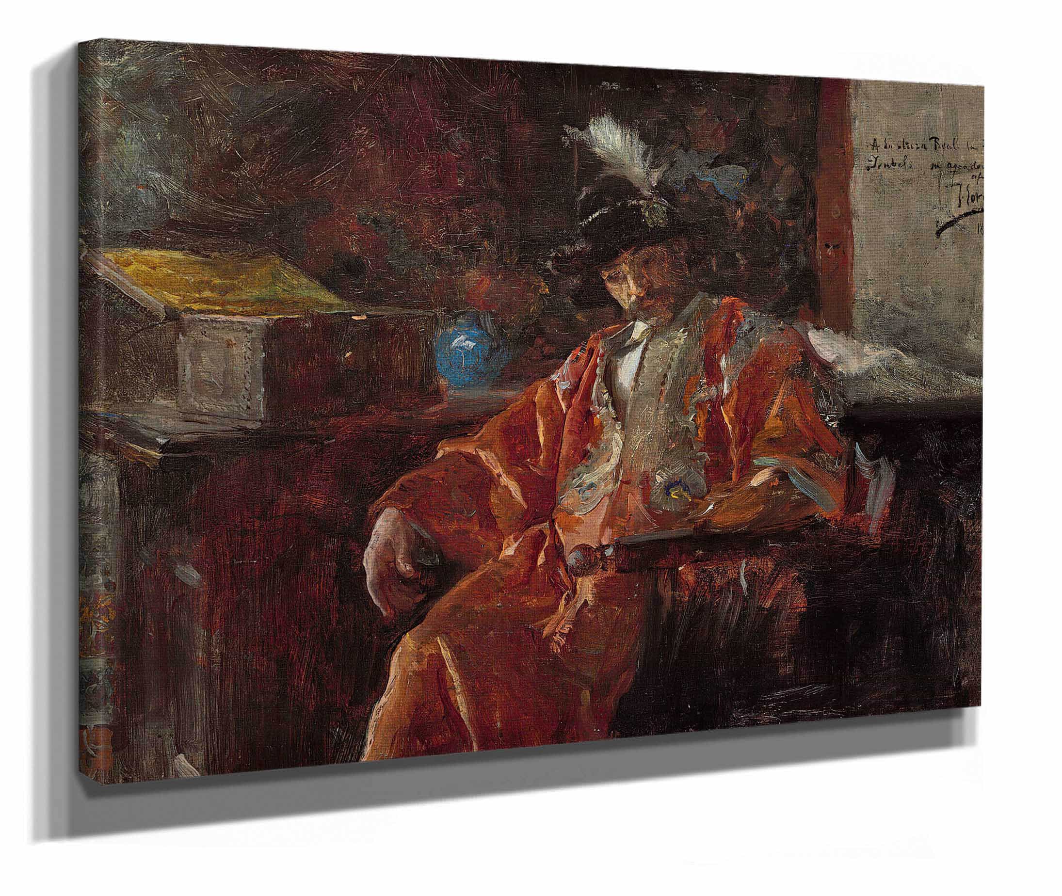 Figura De Un Mercader Figure Of A Merchant by Joaquin Sorolla