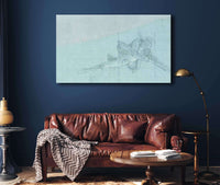 Figure Astride Cannon Pulling Down Spanish Colors   by John Singleton Copley