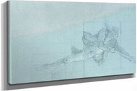 Figure Astride Cannon Pulling Down Spanish Colors   by John Singleton Copley