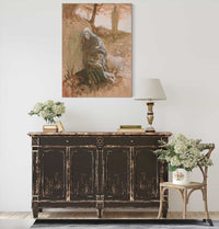 Figure In Woods by Edwin Austin Abbey