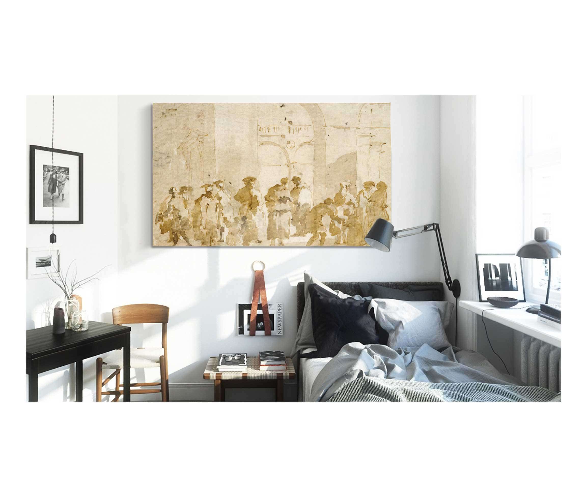 Figure Studies   by Francesco Guardi
