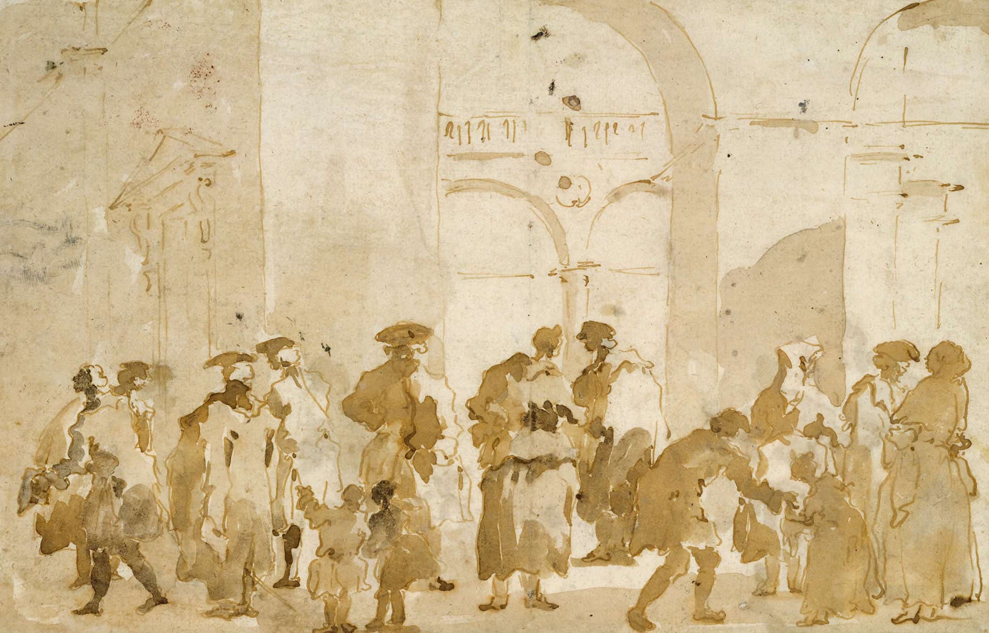 Figure Studies   by Francesco Guardi