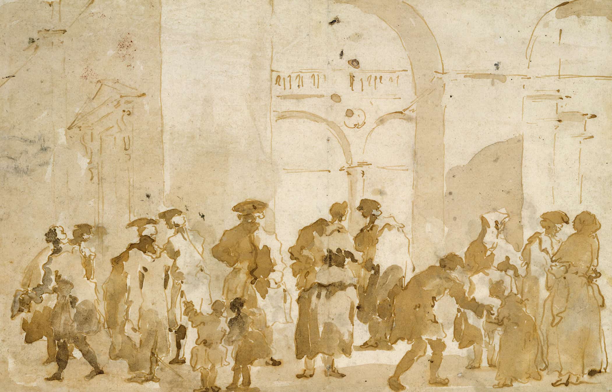 Figure Studies   by Francesco Guardi