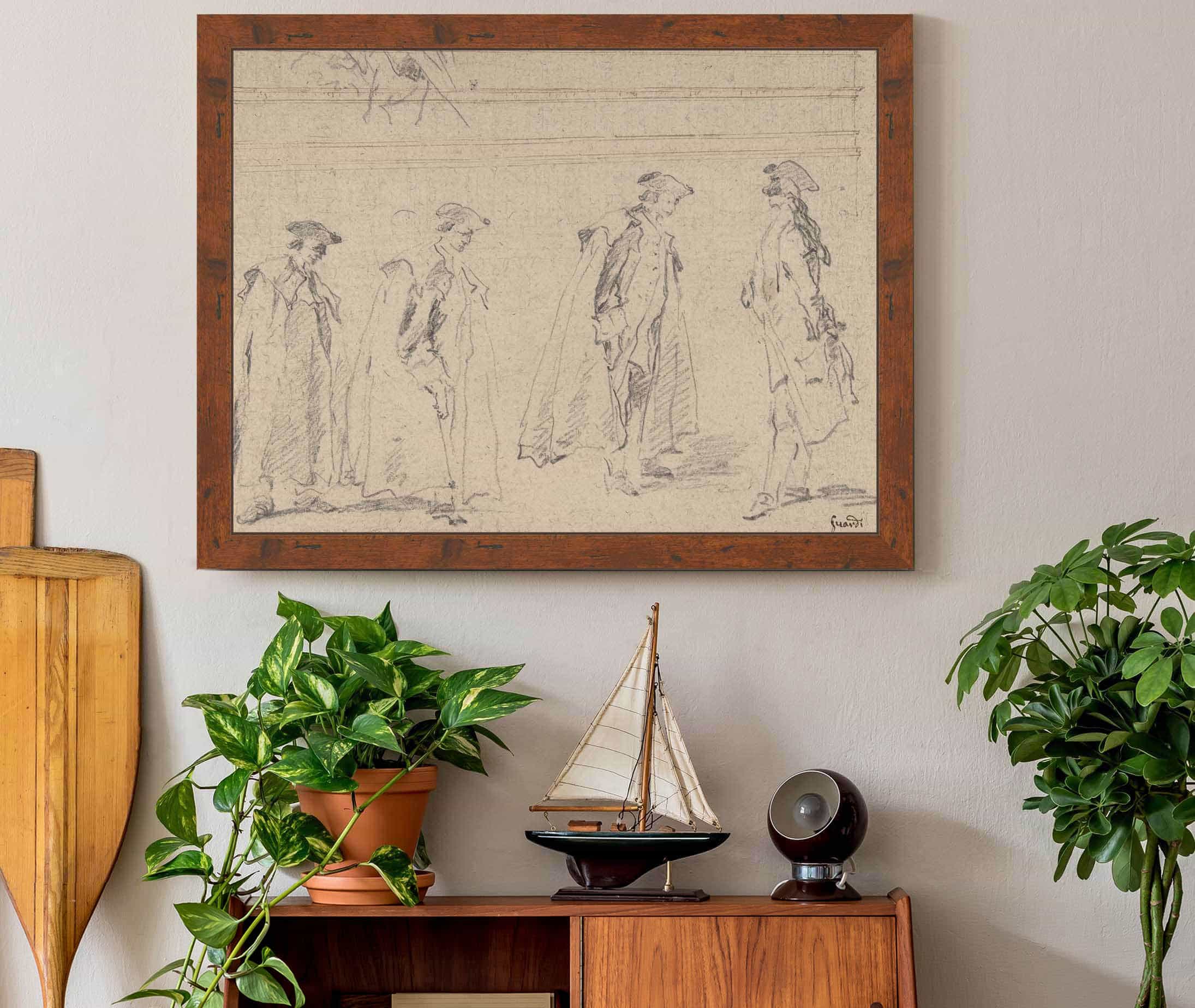 Figure Studies   by Francesco Guardi