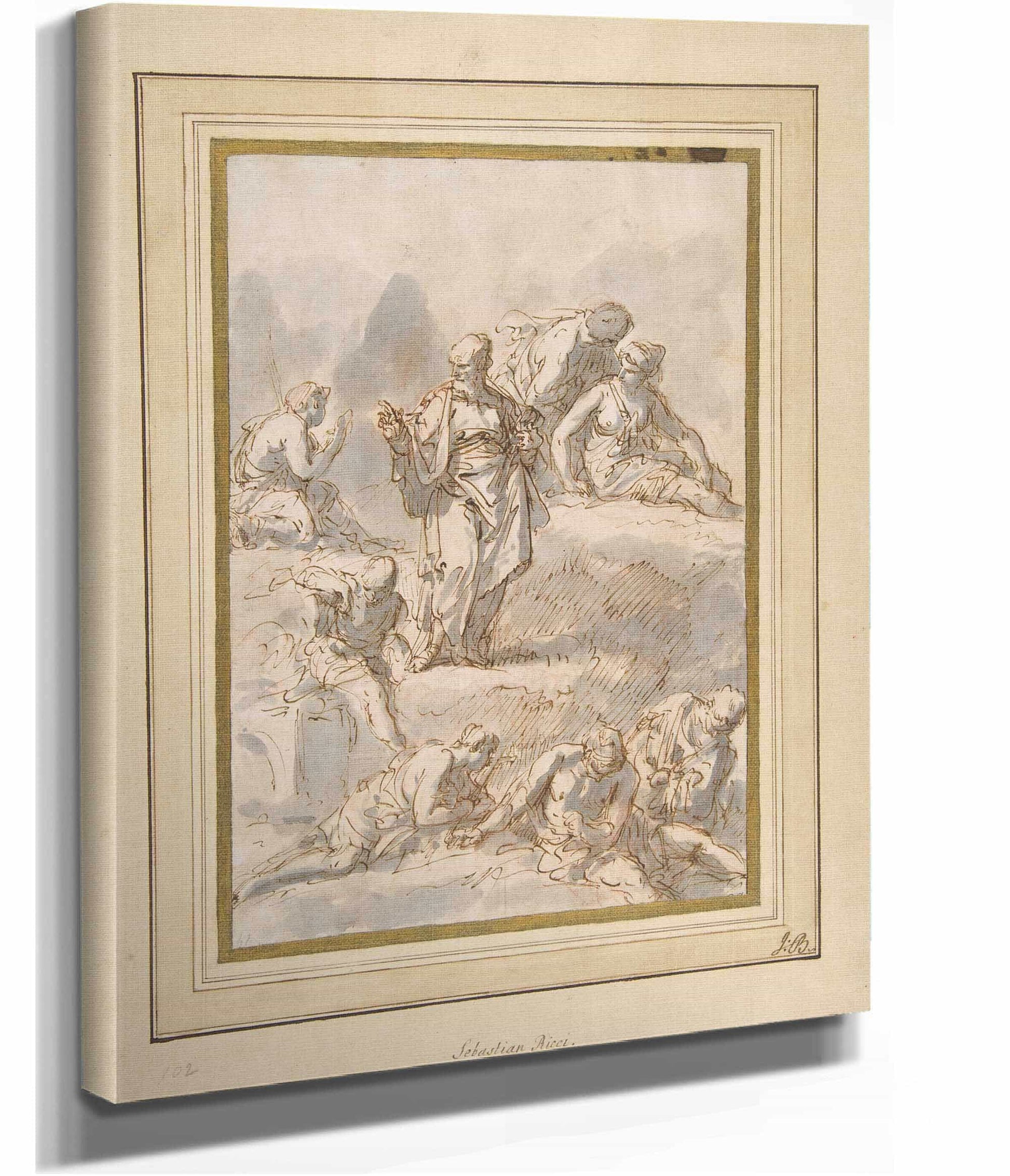 Figure Studies   by Sebastiano Ricci