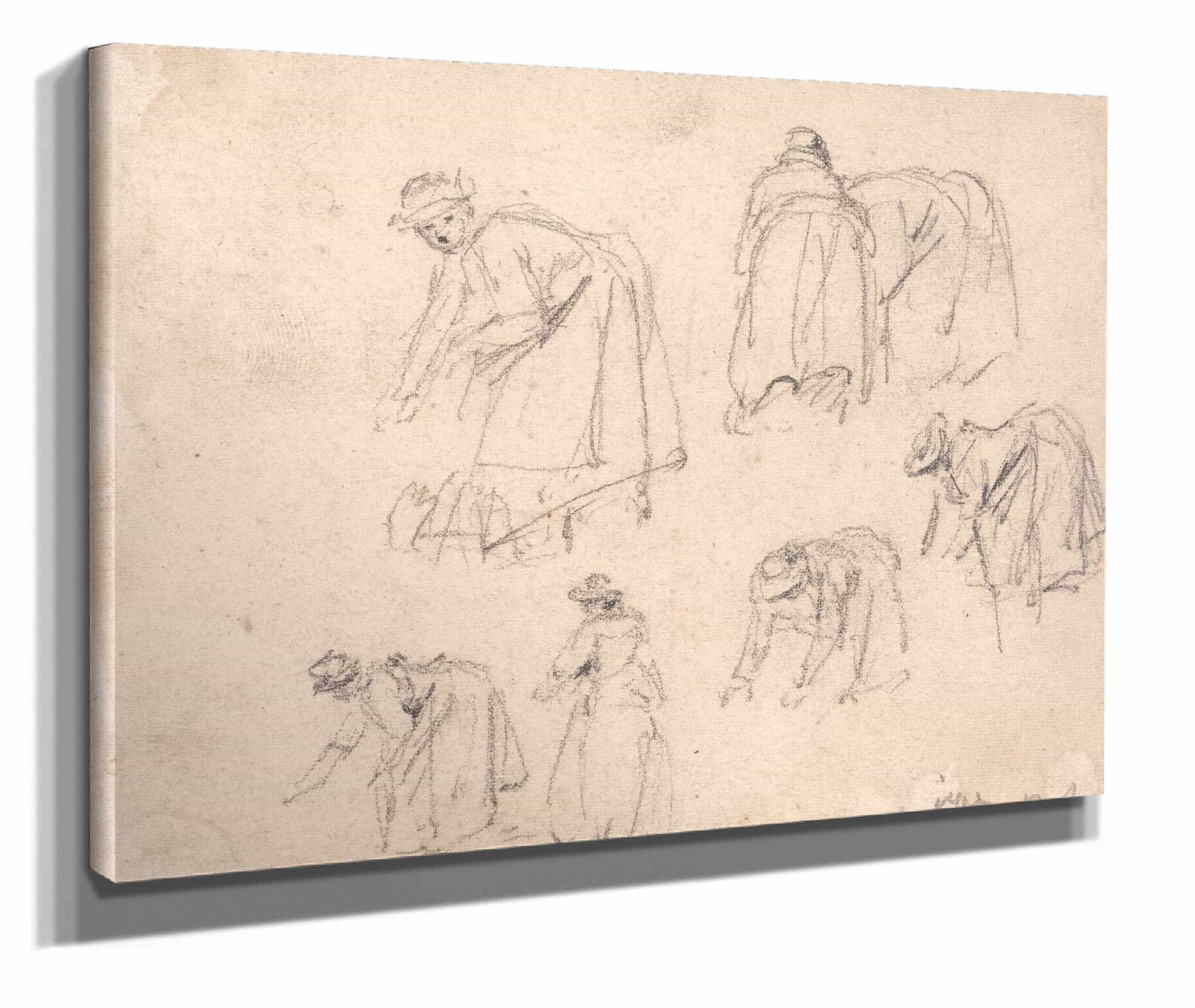 Figure Studies Women Laboring by James Ward