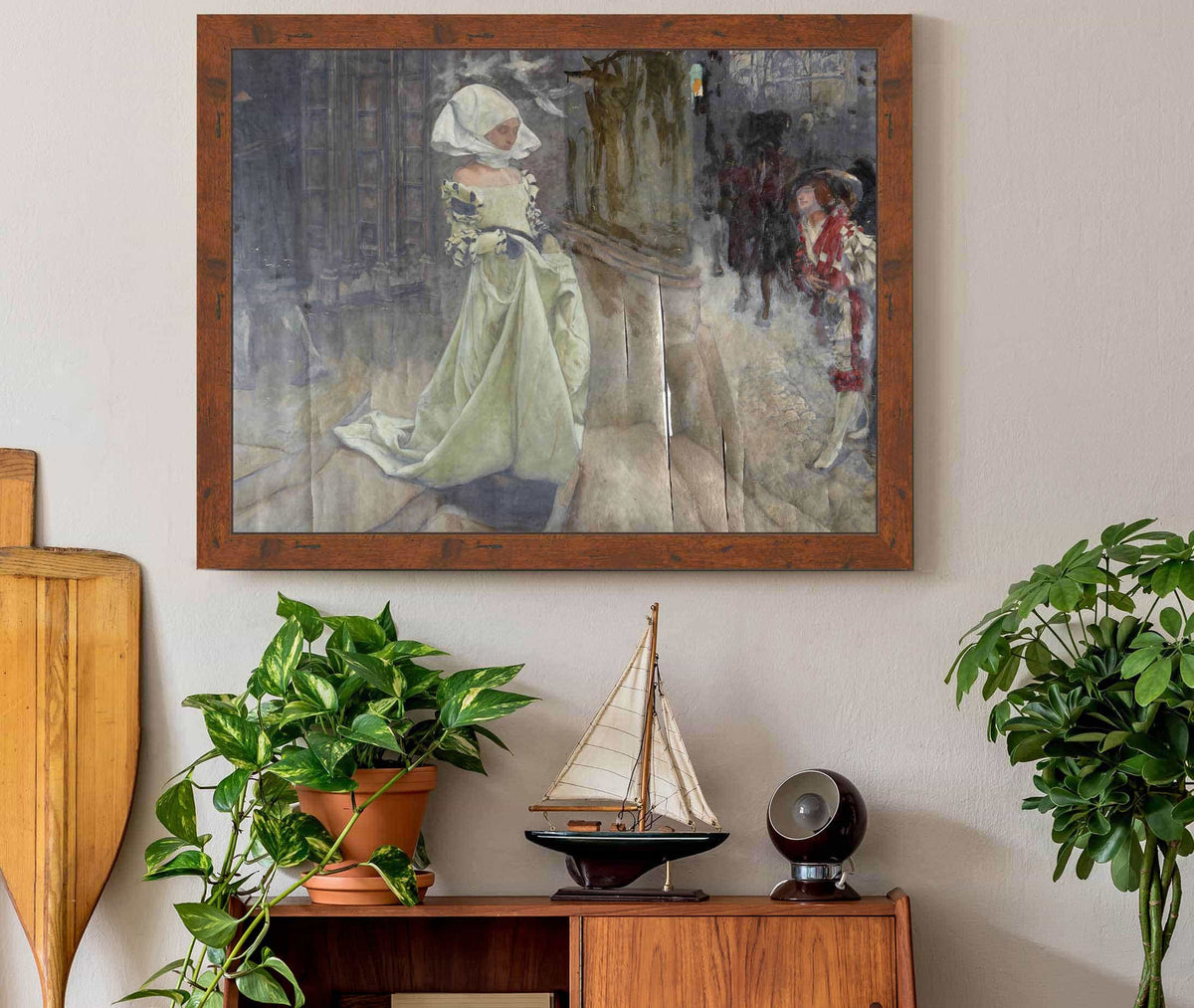 Figure Study Possibly For Margaret And Faust by Edwin Austin Abbey