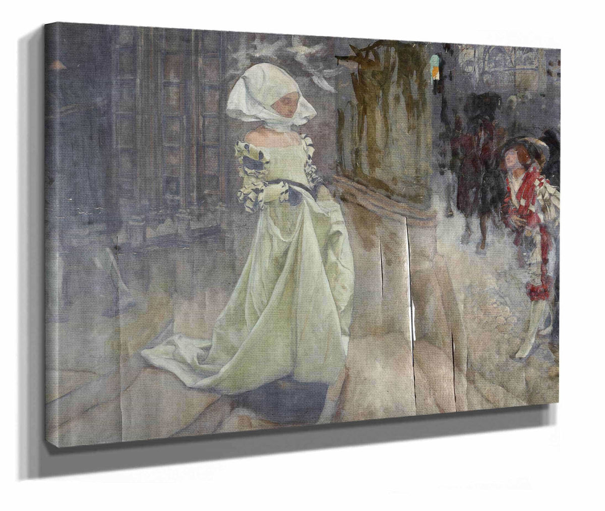 Figure Study Possibly For Margaret And Faust by Edwin Austin Abbey