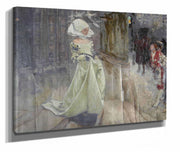 Figure Study Possibly For Margaret And Faust by Edwin Austin Abbey
