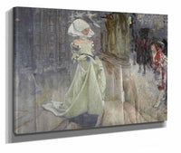 Figure Study Possibly For Margaret And Faust by Edwin Austin Abbey