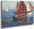 Figures In Sailboats On Calm Waters By Edgar Payne