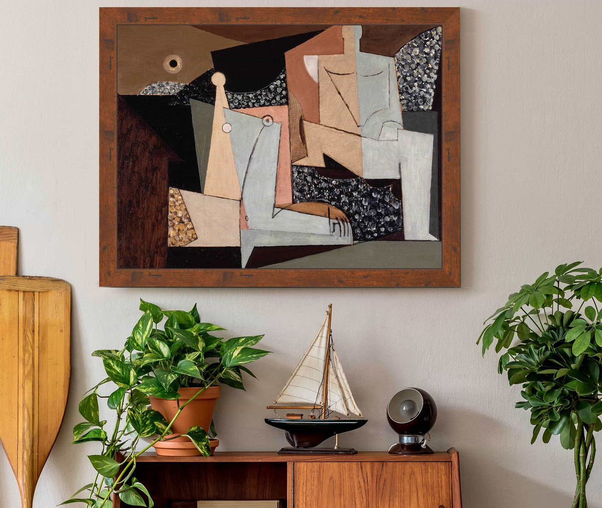 Figures On A Beach by Louis Marcoussis